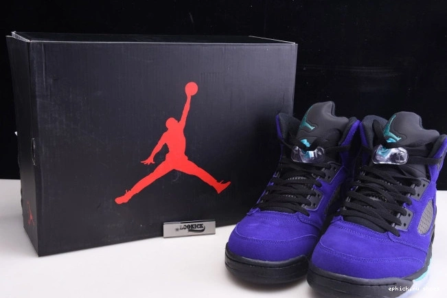 Rep Grape Alternate 5 Air Retro Jordan 136027-500 0729